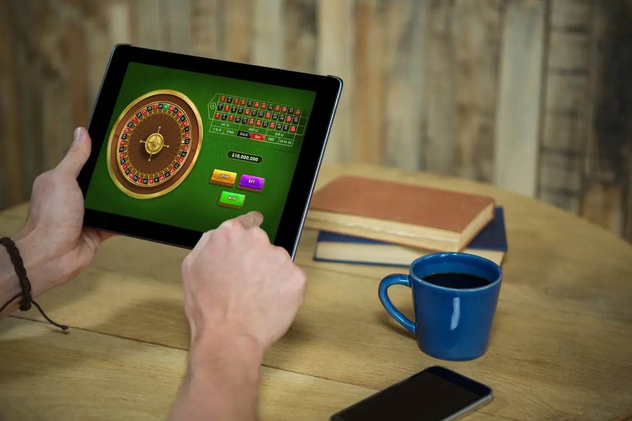 Online Roulette on Tablet